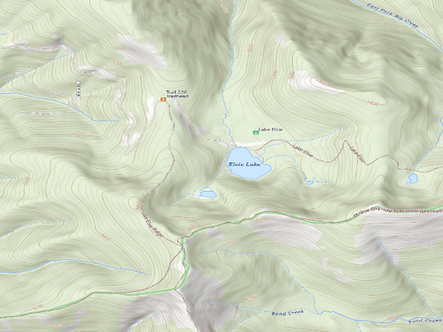 USGS topographic map of Lake Elsi(10)
