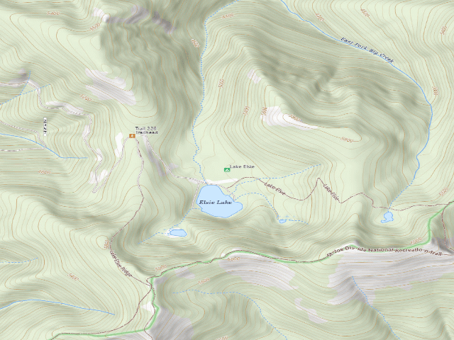 USGS topographic map of Lake Elsie
