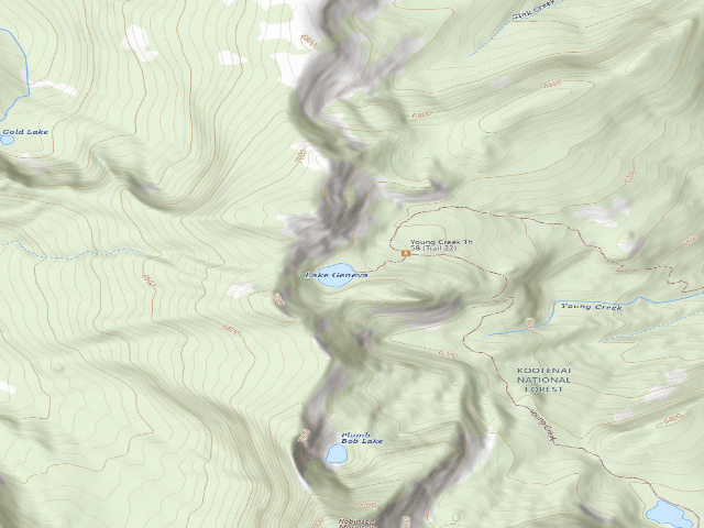 USGS topographic map of Lake Geneva & R
