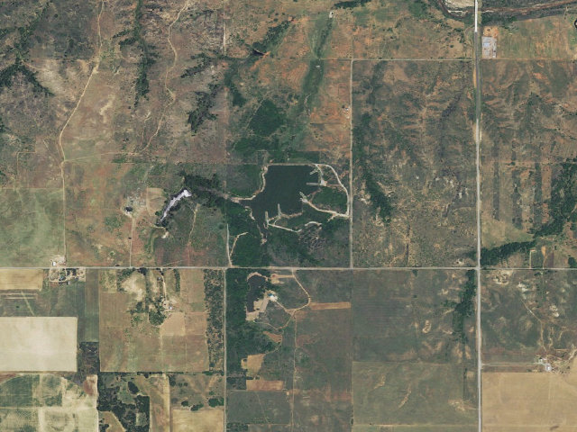 Aerial image of Lake Hall
