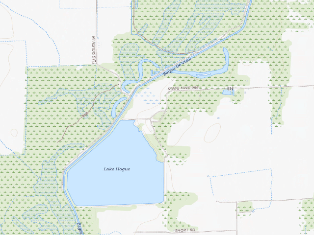 USGS topographic map of Lake Hogue Camping Area #3