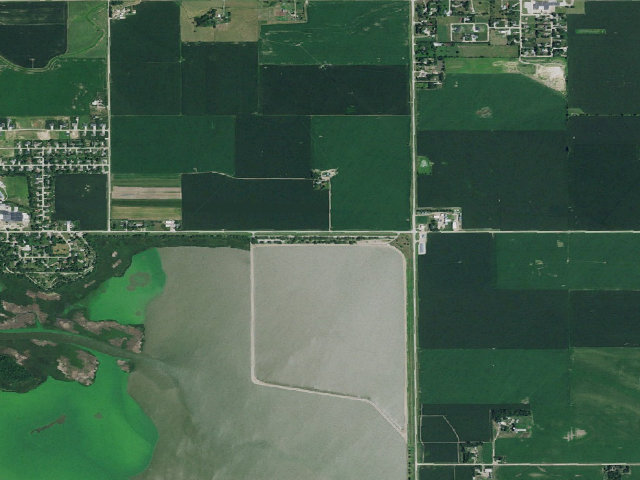 Aerial image of Lake North Park