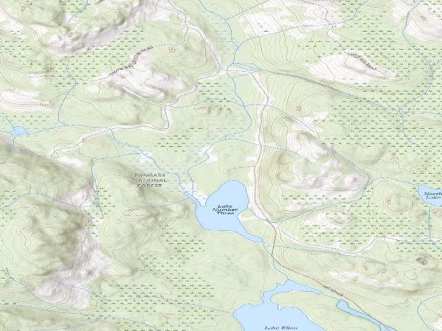 USGS topographic map of Lake Number 3