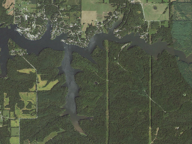 Aerial image of Lake Of Egypt - Buck Ridge
