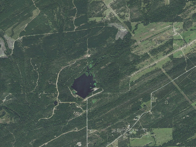 Aerial image of Lake Ozzie Cobb