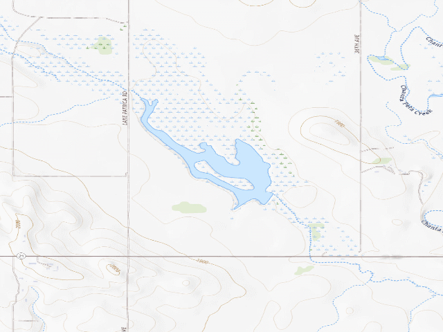 USGS topographic map of Lake Patricia WMA