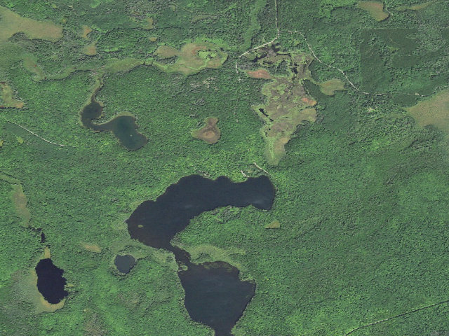Aerial image of Lake Ste. Kathryn Camp