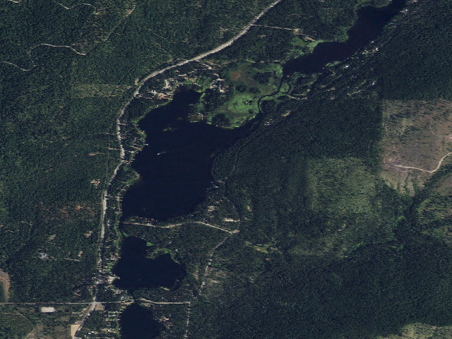 Aerial image of Lake Thomas