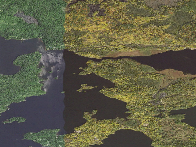 Aerial image of Lake Vermilion Site 15