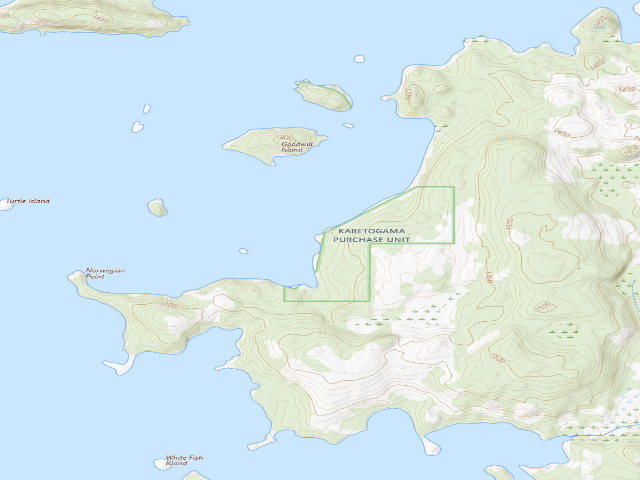 USGS topographic map of Lake Vermilion Site 19