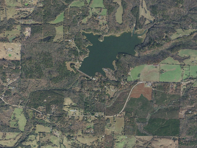 Aerial image of Lake Wilhelmina Camping Area #2