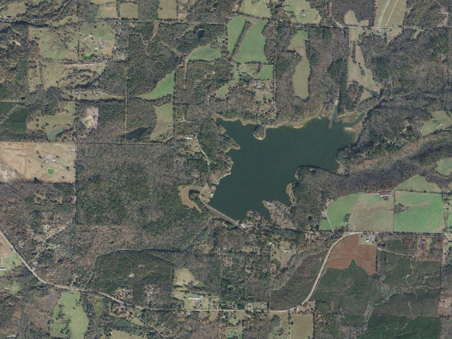 Aerial image of Lake Wilhelmina Camping Area #3
