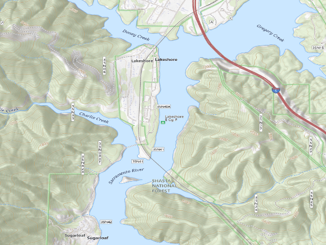 USGS topographic map of Lakeshore East Cg-F