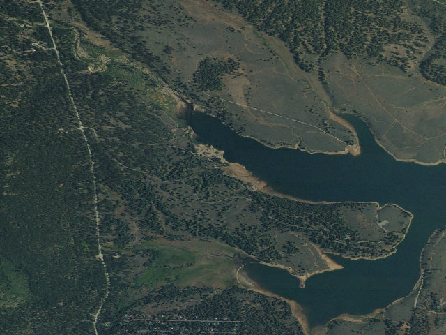 Aerial image of Lakeside Campground