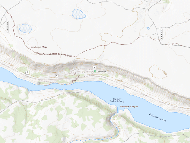USGS topographic map of Lakeview