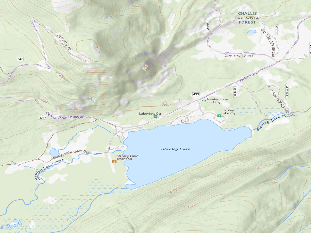 USGS topographic map of Lakeview Cg