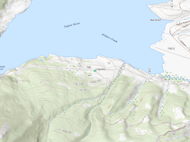 USGS topographic map of Lakeview