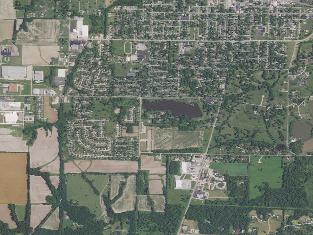 Aerial image of Lakeview Park Lake (Mexico)