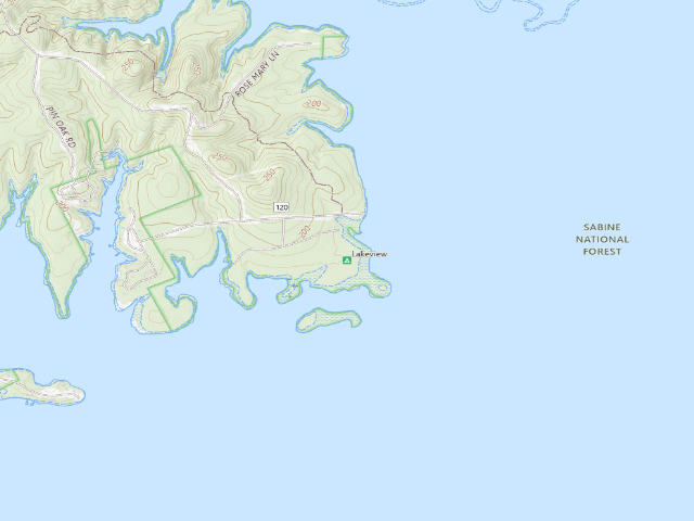 USGS topographic map of Lakeview