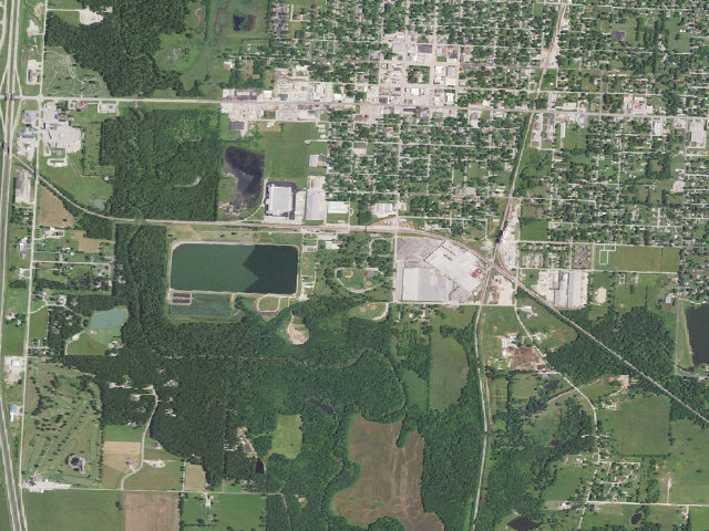 Aerial image of Lamar City Park