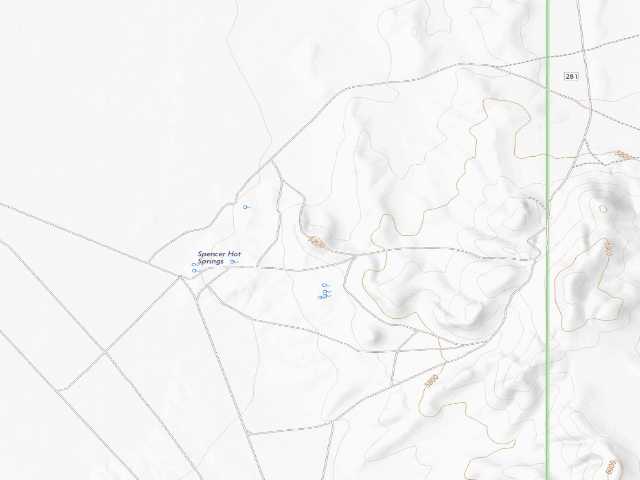 USGS topographic map of Lander County