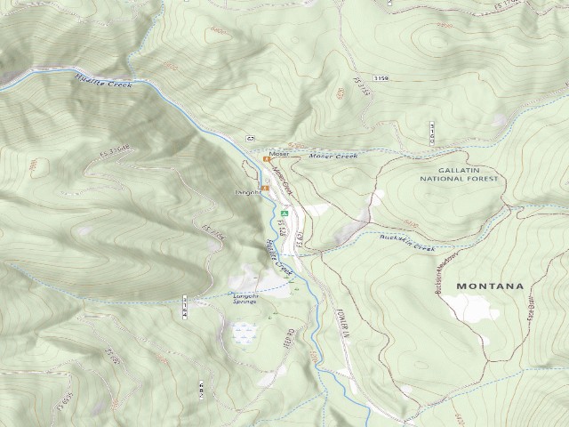 USGS topographic map of Langohr