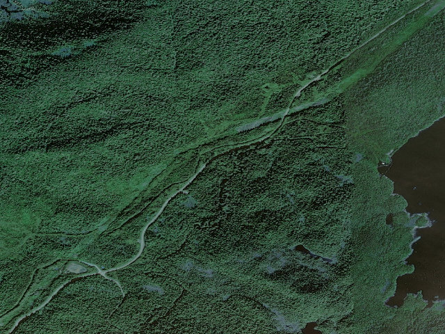 Aerial image of Last Chance Campground