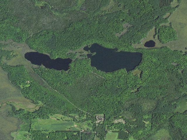 Aerial image of Laura Lake