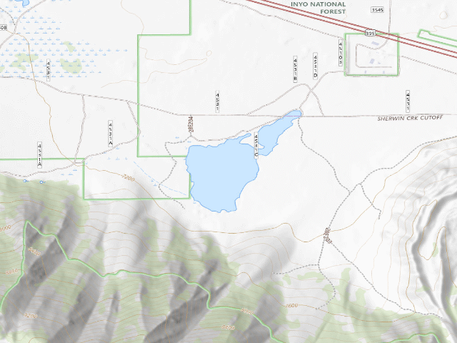 USGS topographic map of Laurel Ponds