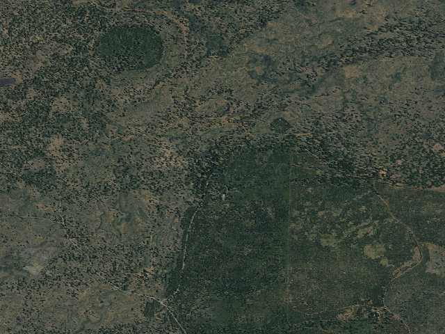 Aerial image of Lava Camp