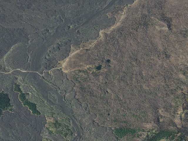 Aerial image of Lava Camp Lake