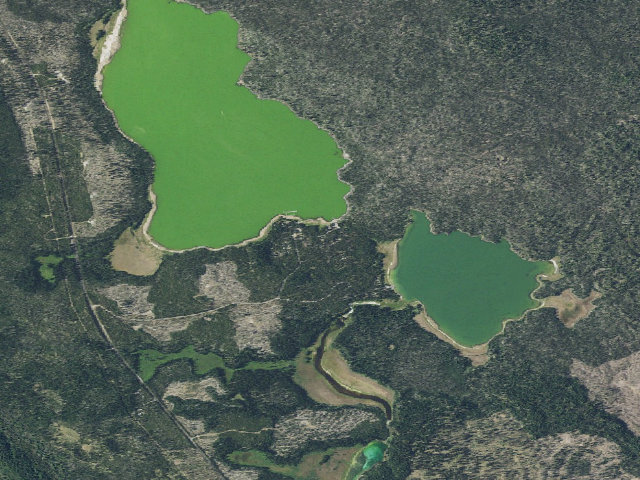 Aerial image of Lava Lake
