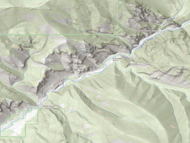 USGS topographic map of Lbeaver01B