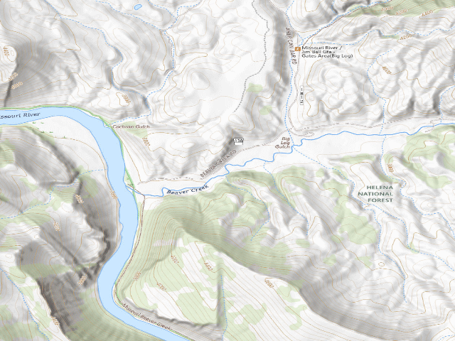 USGS topographic map of Lbeaver05A