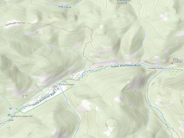 USGS topographic map of Lblack-02C
