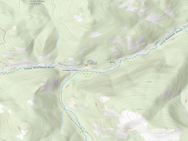 USGS topographic map of Lblack-04