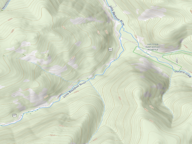 USGS topographic map of Lblack-06A