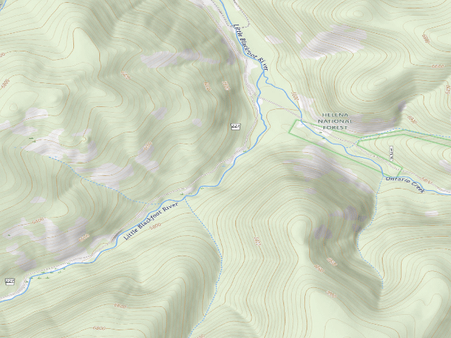 USGS topographic map of Lblack-07