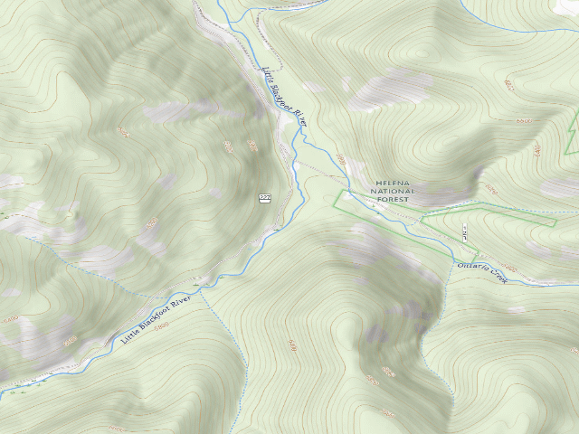 USGS topographic map of Lblack-08