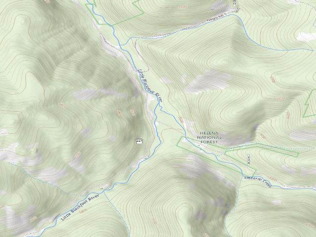 USGS topographic map of Lblack-09