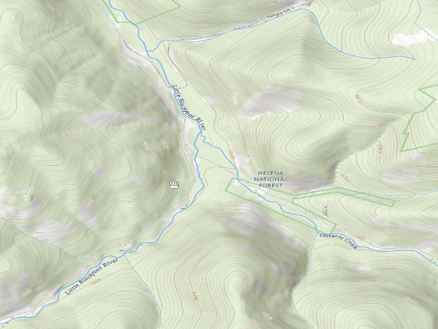 USGS topographic map of Lblack10