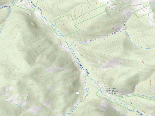 USGS topographic map of Lblack14