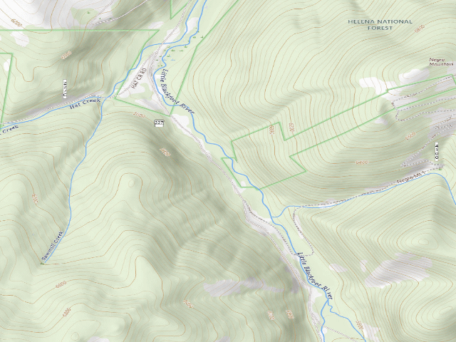 USGS topographic map of Lblack17A
