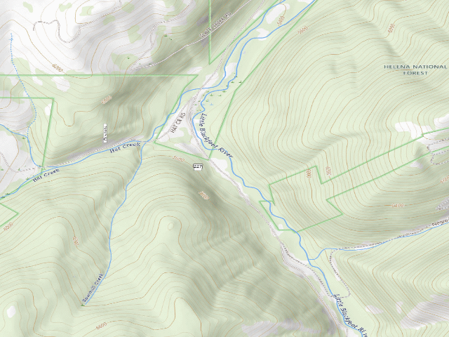 USGS topographic map of Lblack18