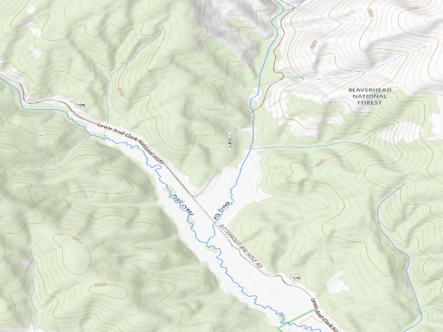 USGS topographic map of Leak