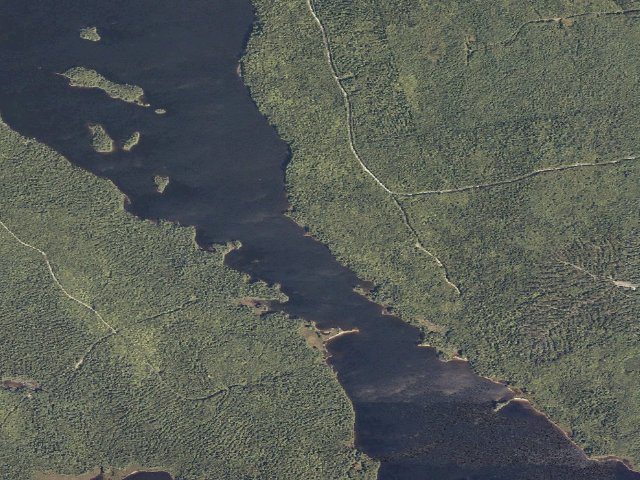 Aerial image of Lean-to (Duck Lake Public Land)