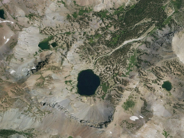 Aerial image of Leavitt Lake