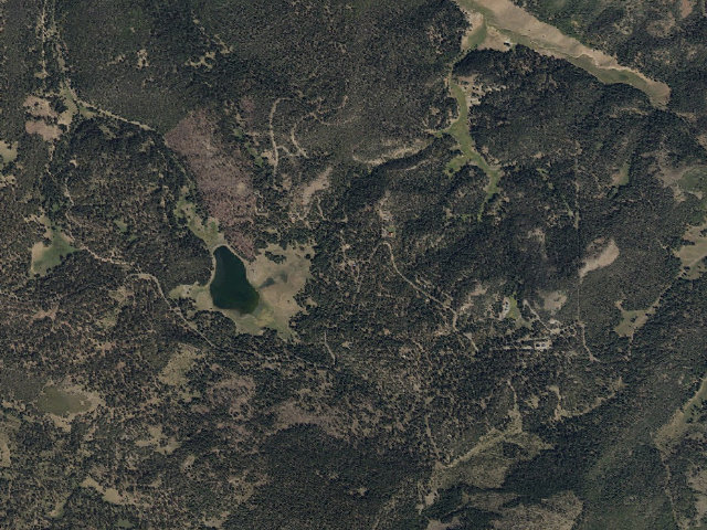 Aerial image of LeBaron Lake