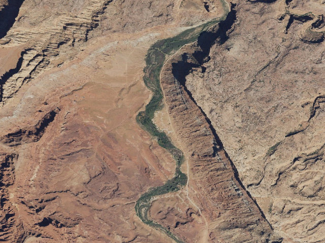 Aerial image of Ledge A Campground