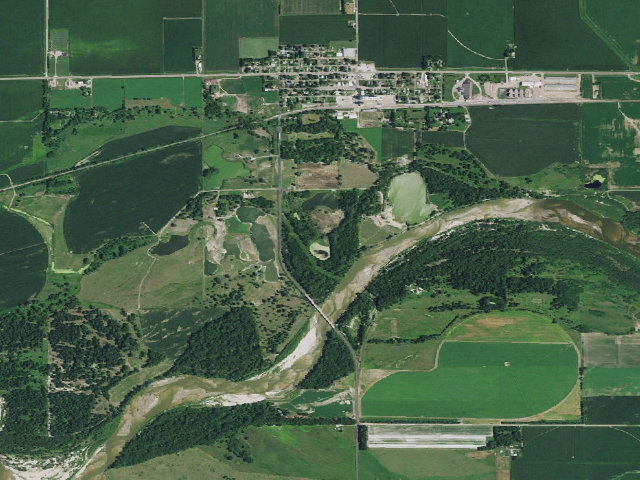 Aerial image of Lee Rupp WMA